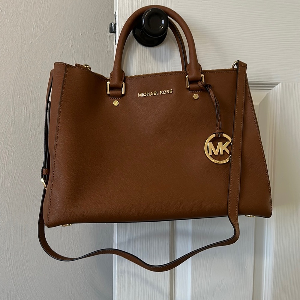 Brown Michael Kors travel / work tote